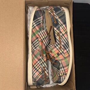 Sperry A/O 2-EYE PLAID MULTI size 11